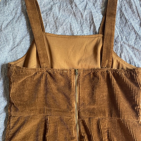 AE Corduroy Mini Overall Dress - Picture 4 of 7